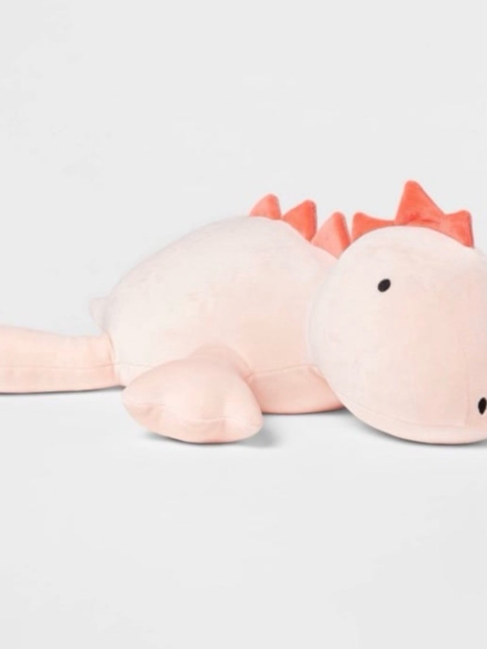 Pink Dinosaur Weighted Plush Throw Pillow - Pillowfort